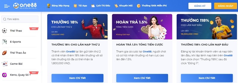 Hàng loạt khuyến mãi hấp dẫn tại bắn cá one88